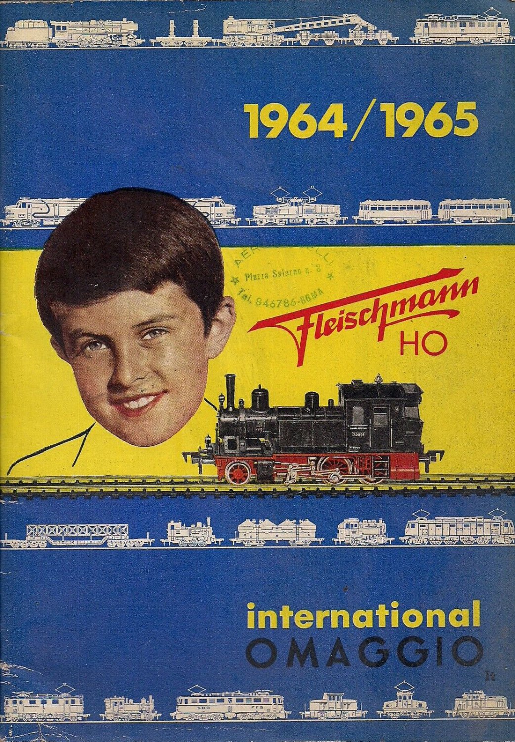 FLEISCHMANN CATALOG 1964-65 Original italian edition Trains, locomotives stations