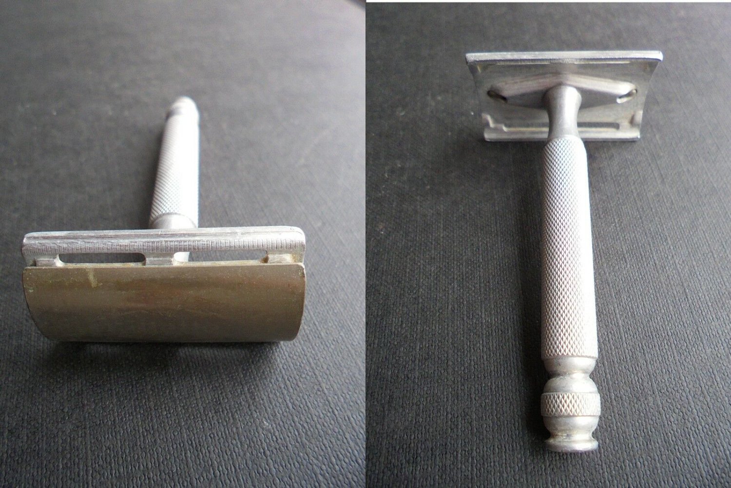 GILLETTE SHAVING RAZOR Model Aristocrat Made in England Original 1960s