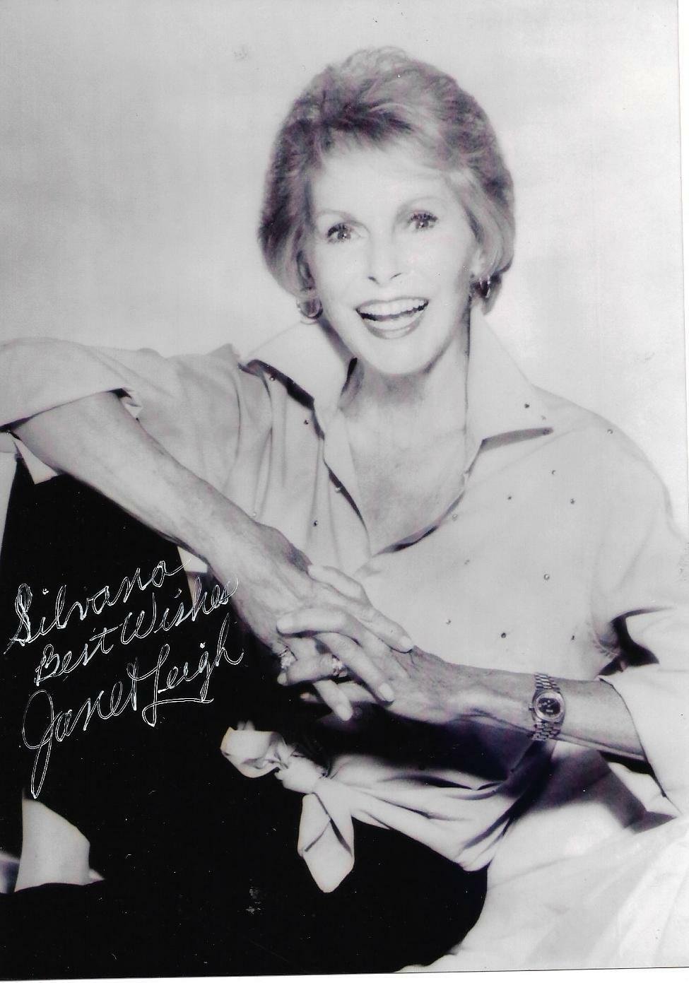 JANET LEIGH Original photo with handsigned AUTOGRAPH hand signed Psyco
