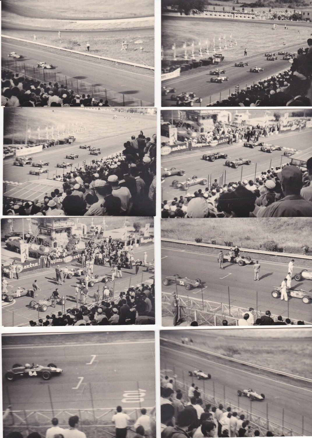 26 original PHOTOGRAPHS pictures Black & white F1 FORMULA 1 photos from 1956 with Fangio and FERRARI