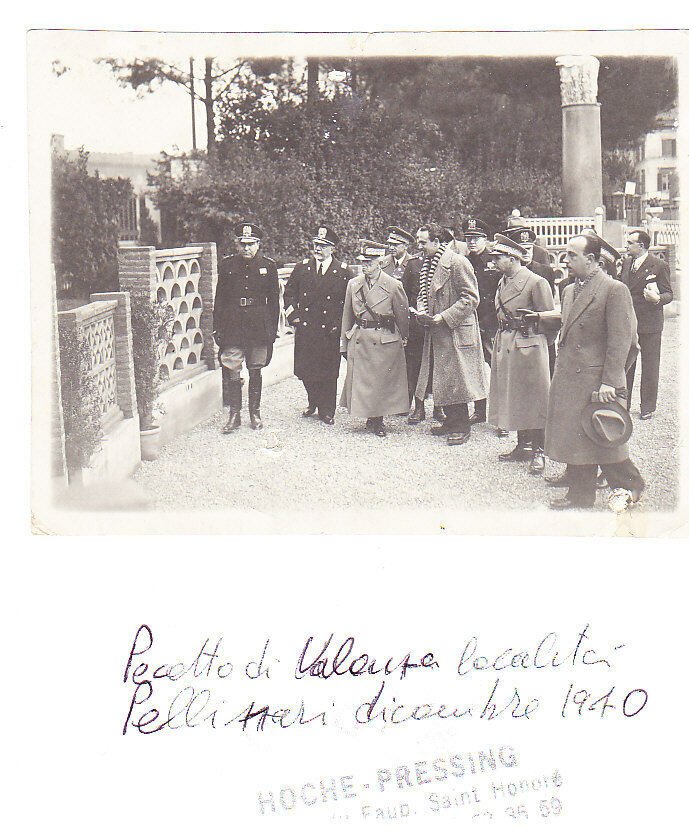 PECETTO Valenza Original photograph picture of Italian King Vittorio Emanuele III photo 1940