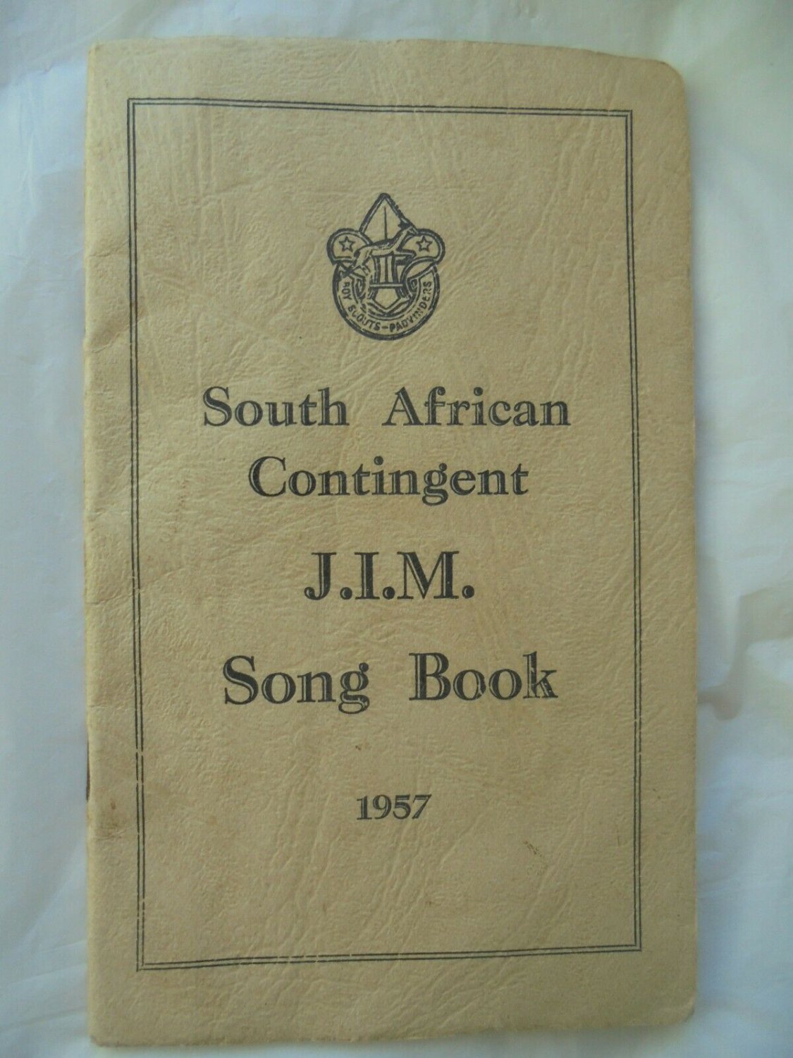 BOY SCOUTS South Africa Contingent JAMBOREE song book Original 1957