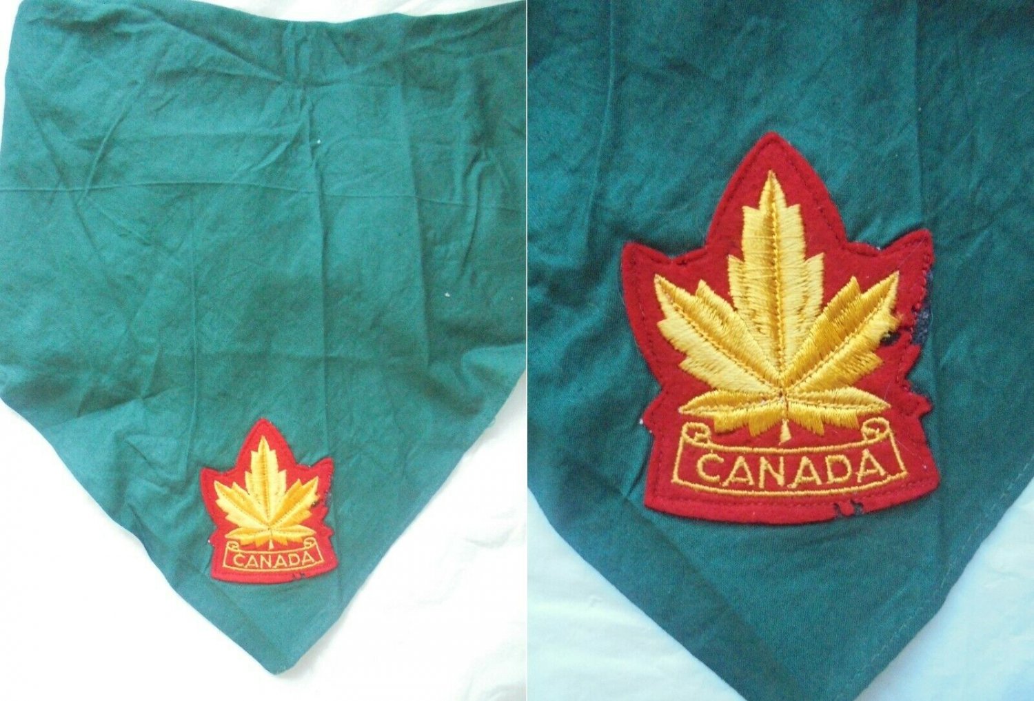 BOY SCOUTS of Canada HANDKERCHIEF original hanky 1960s