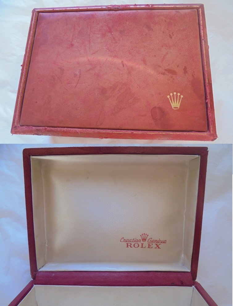 ROLEX WATCH BOX for Daytona number 60.80.3 cm 14 x 10.5 high cm 6.5 Original 1970s