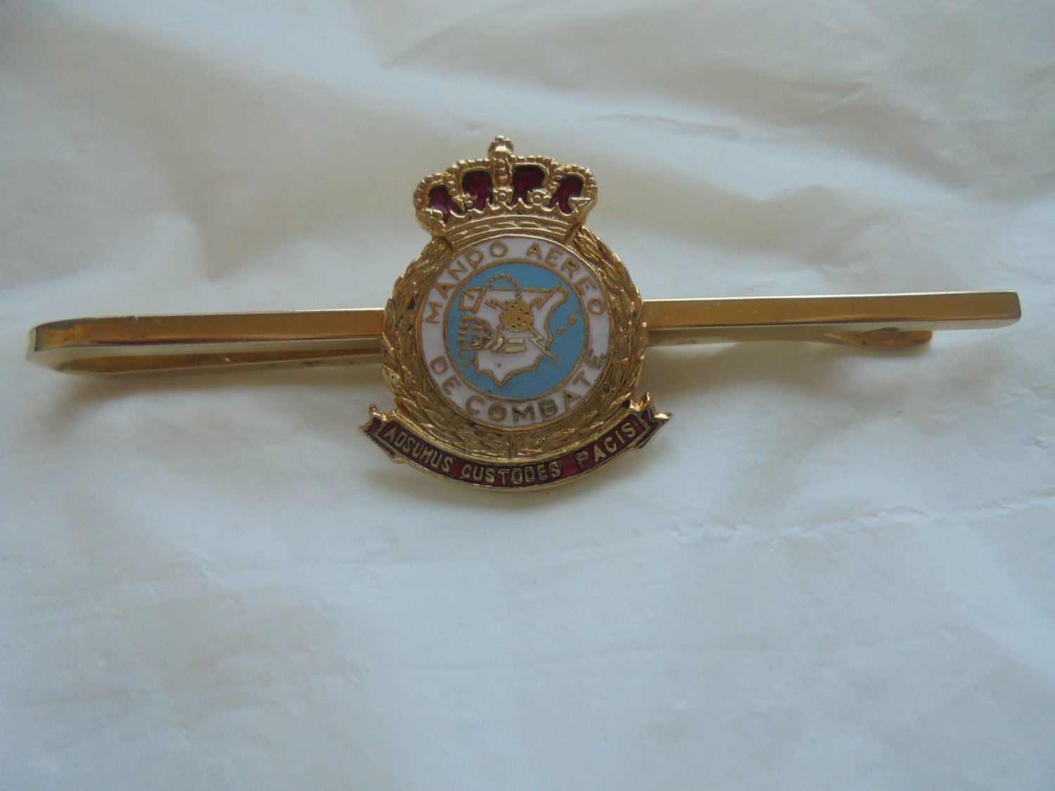 SPANISH AIR FORCE Combat Command Mando Aereo de Combate tie or money clip Aeronautic Original
