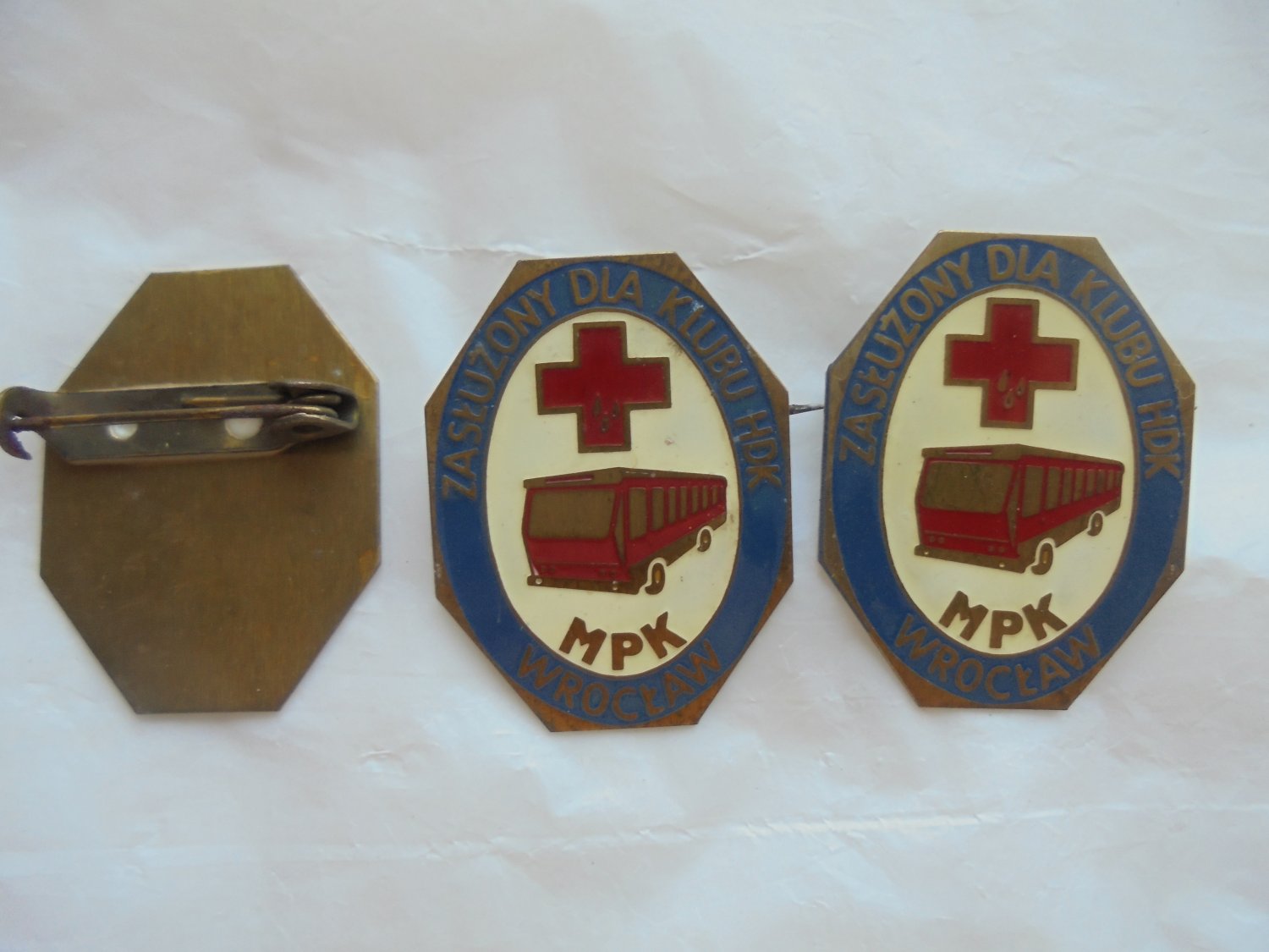POLISH RED CROSS pin Poland 1960s Original