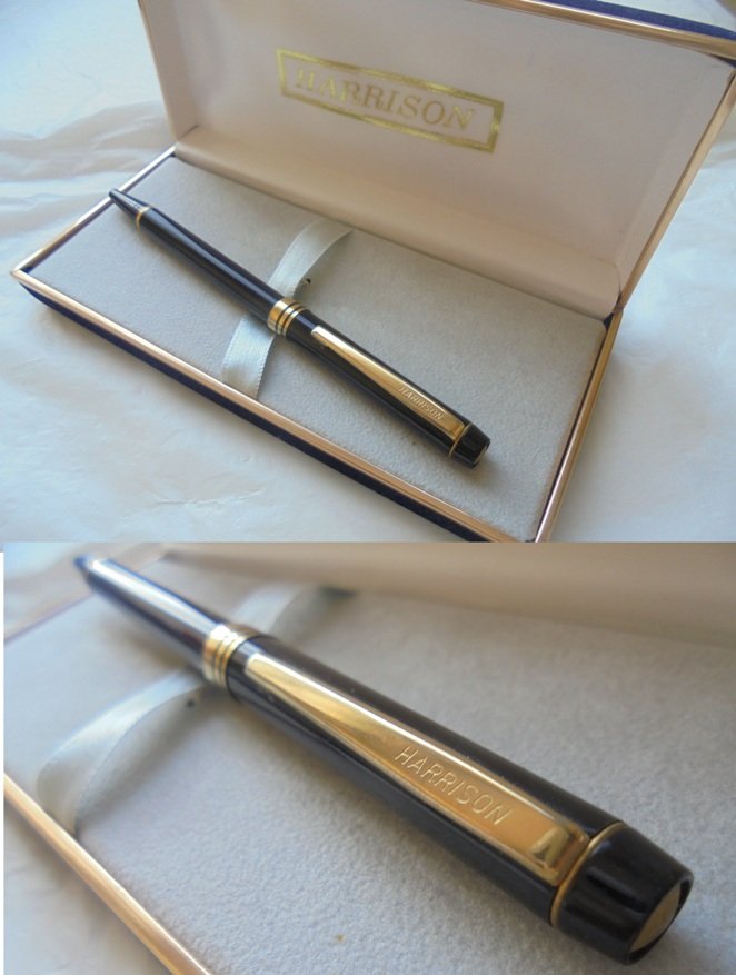 HARRISON ball pen Lacquered black Original in gift box