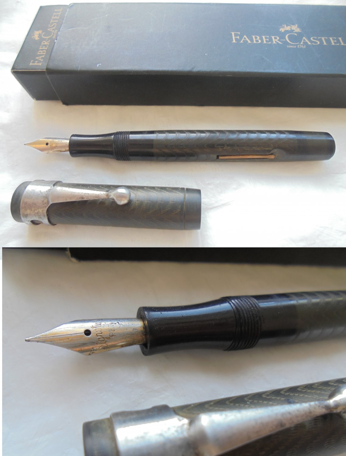THE CASTELLS PEN Lever filler fountain pen in celluloid Original 1950s