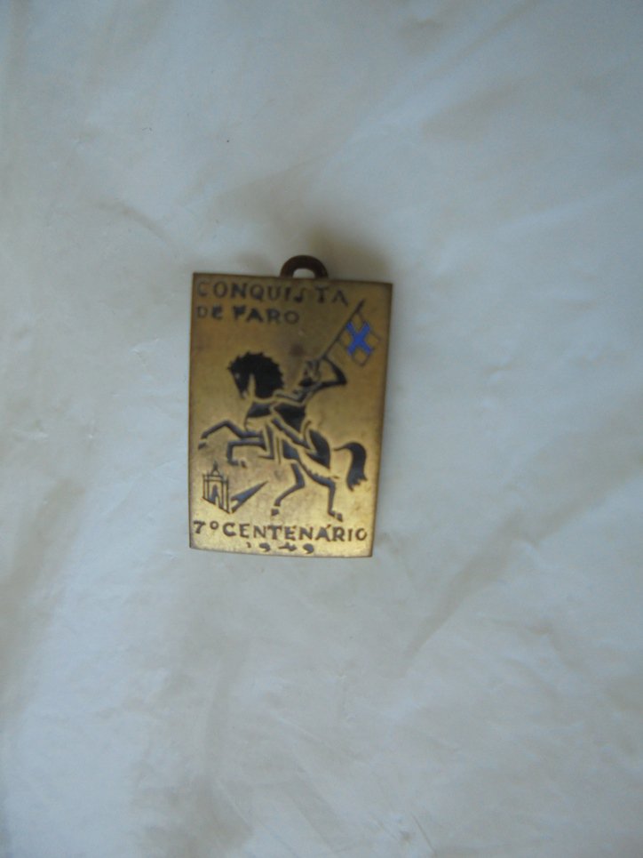 PIN for the Anniversary 7th CENTENARY of the city of Faro in Portugal in metal lacquè