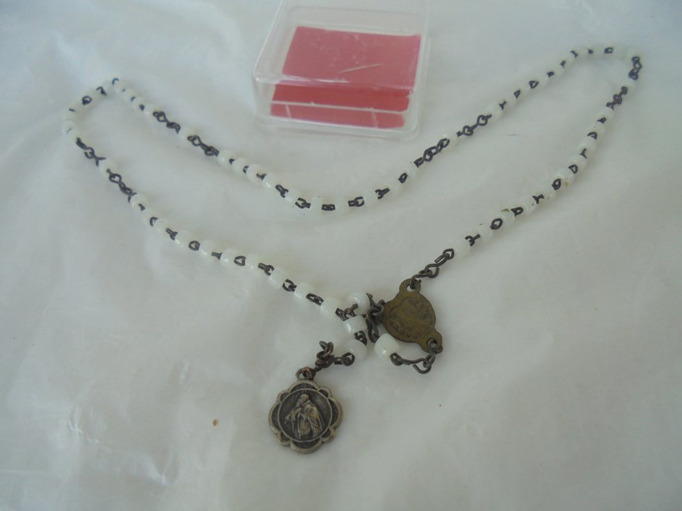 SAINT IGNATIUS of LACONI praying rosary Oristano Sardegna Italy Original 1951