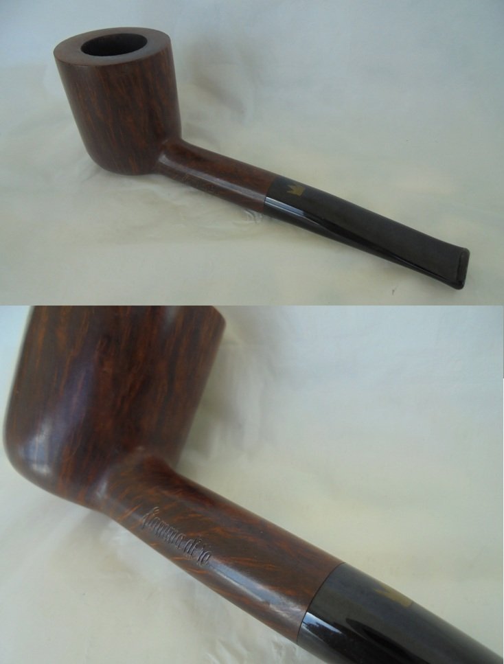 FIAMMA DI RE otto corone Original pipe Smoked Pesaro Italy