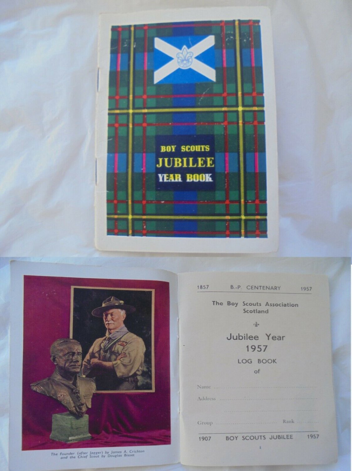 BOY SCOUTS JUBILEE Year Book 1957 Scotland Original