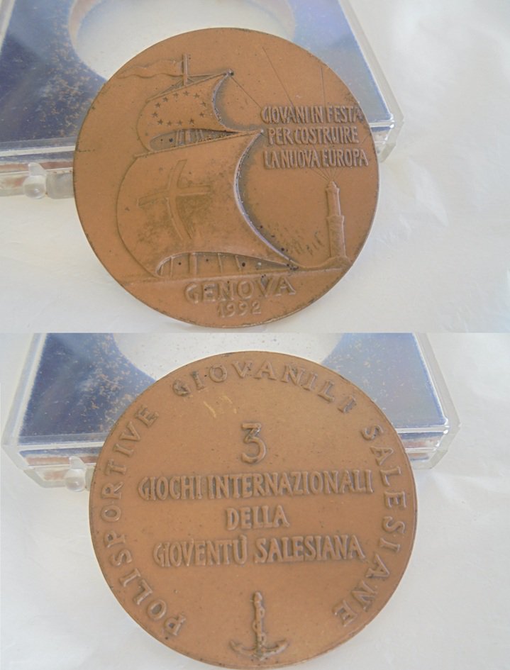 BRONZE MEDAL SALESIAN youth Games of the International day 1992