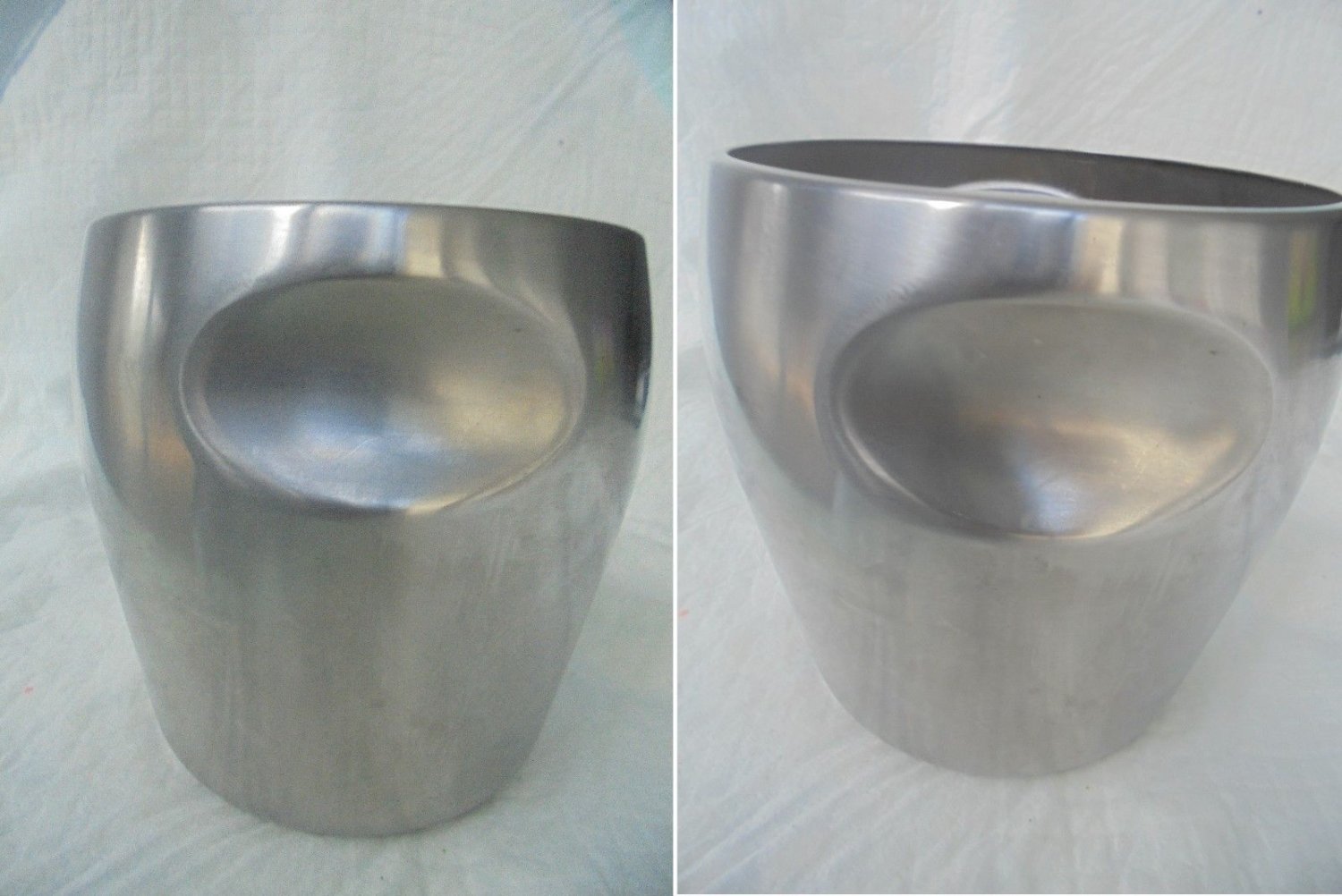 ALESSI ICE BUCKET designed by Massoni and Mazzeri stainless Steel