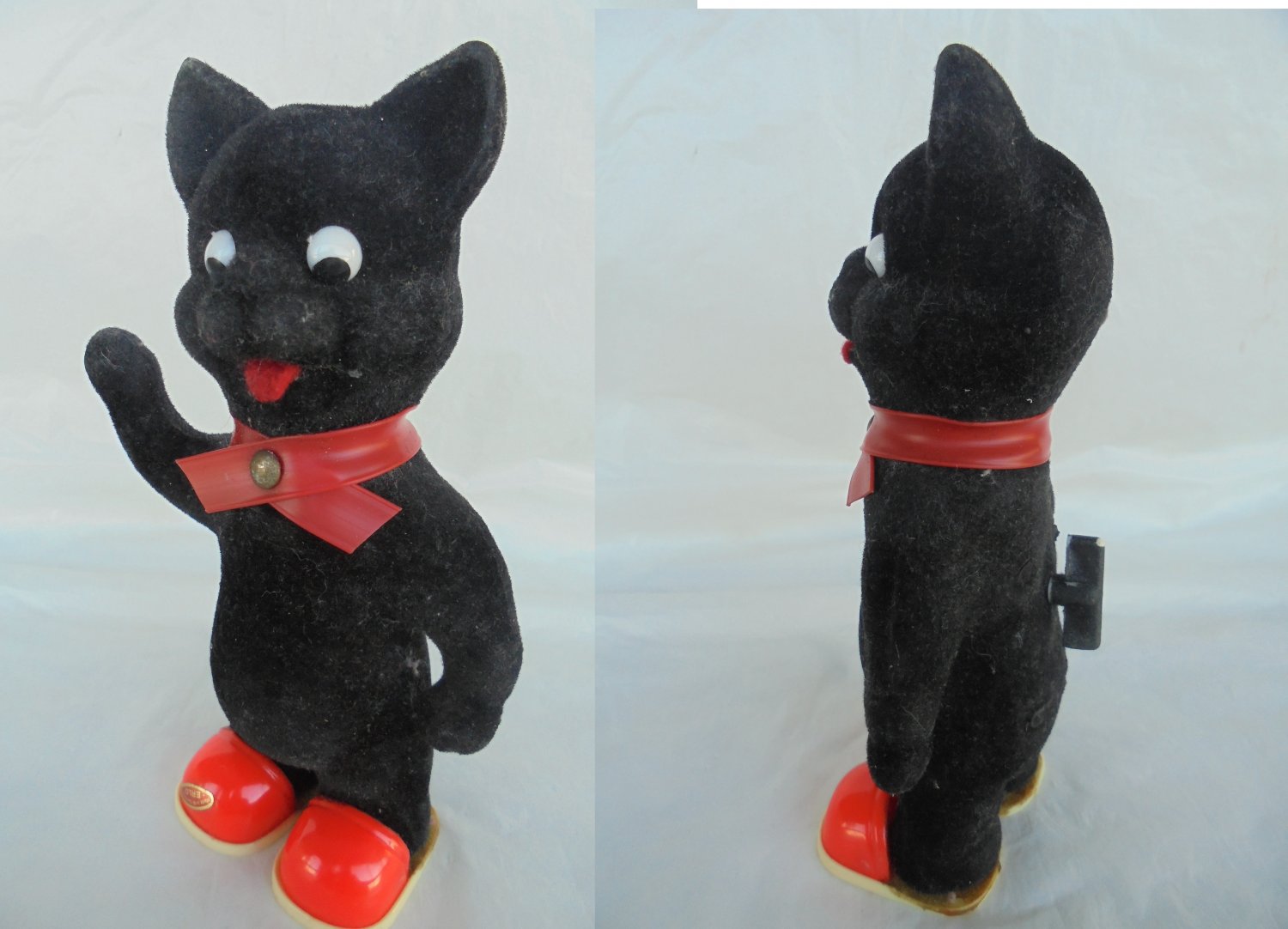 ERLO wing up TOY blak CAT West Germany 1960s Original