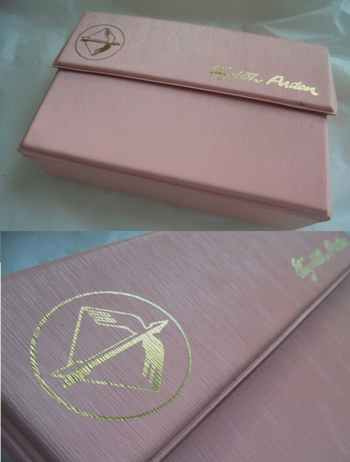 ALITALIA Airline Freccia Alata travel set by ELIZABETH ARDEN 1st class Italy 1960s