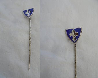 BOY SCOUTS PIN Lacque Original for uniform 1960s