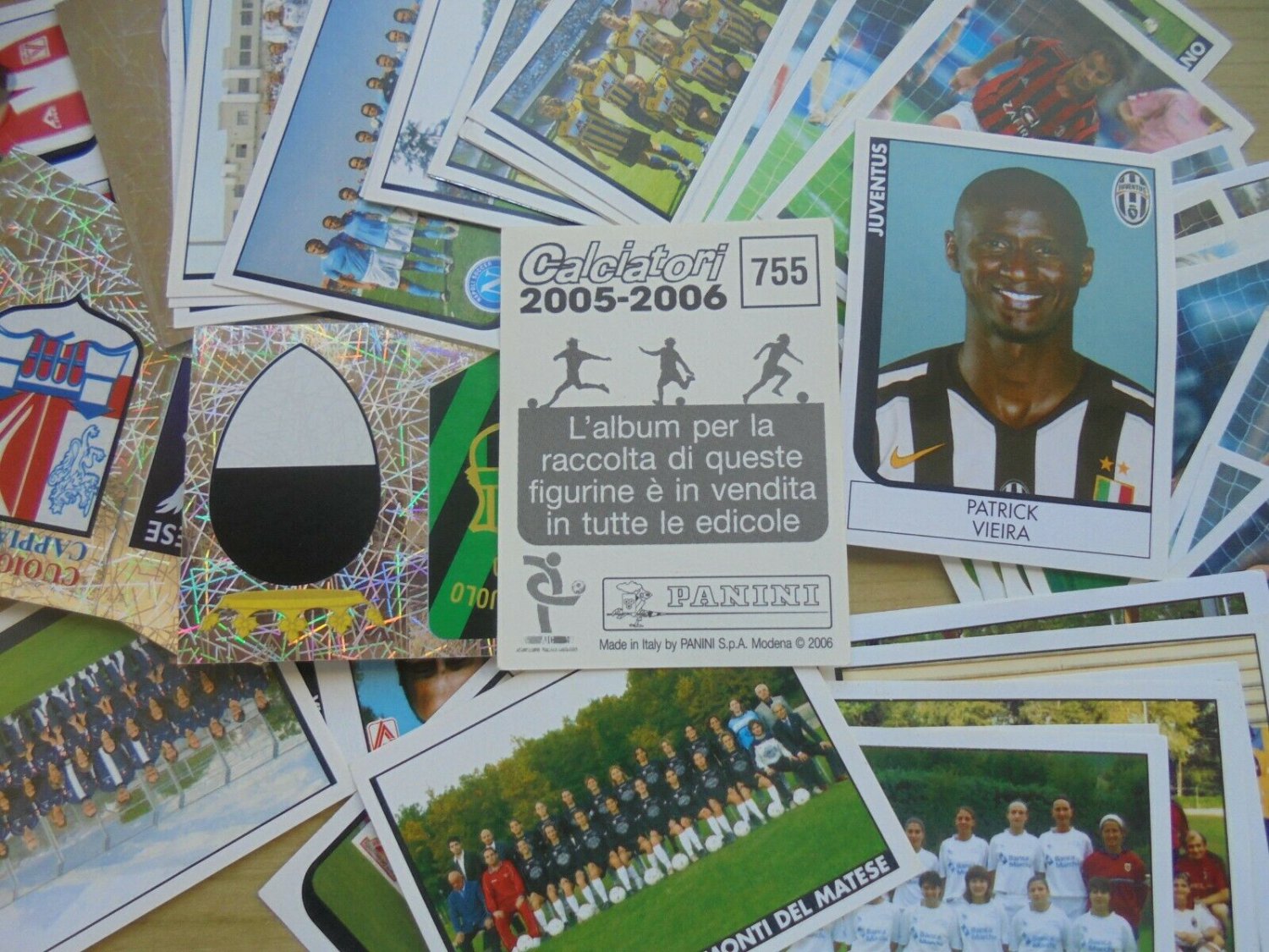 Lotto 400 FIGURINE CALCIATORI PANINI 2005 2006 New pack set All different