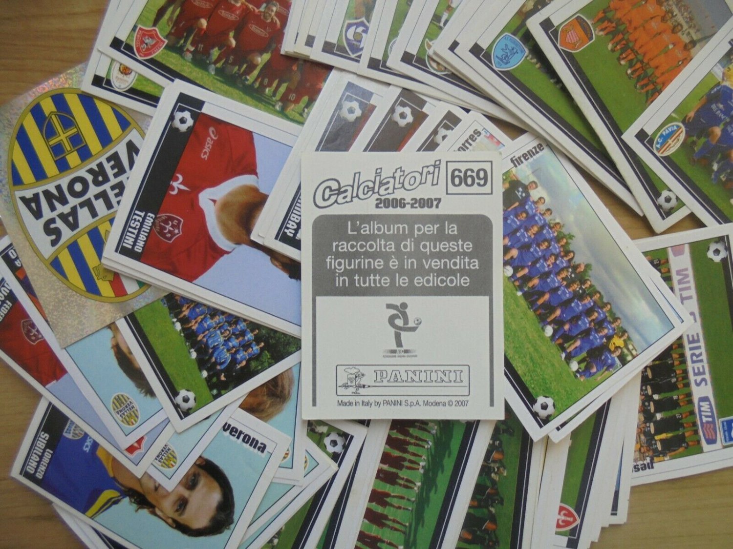 Lotto 500 FIGURINE CALCIATORI PANINI 2006 2007 Nuove tutte diverse New All different