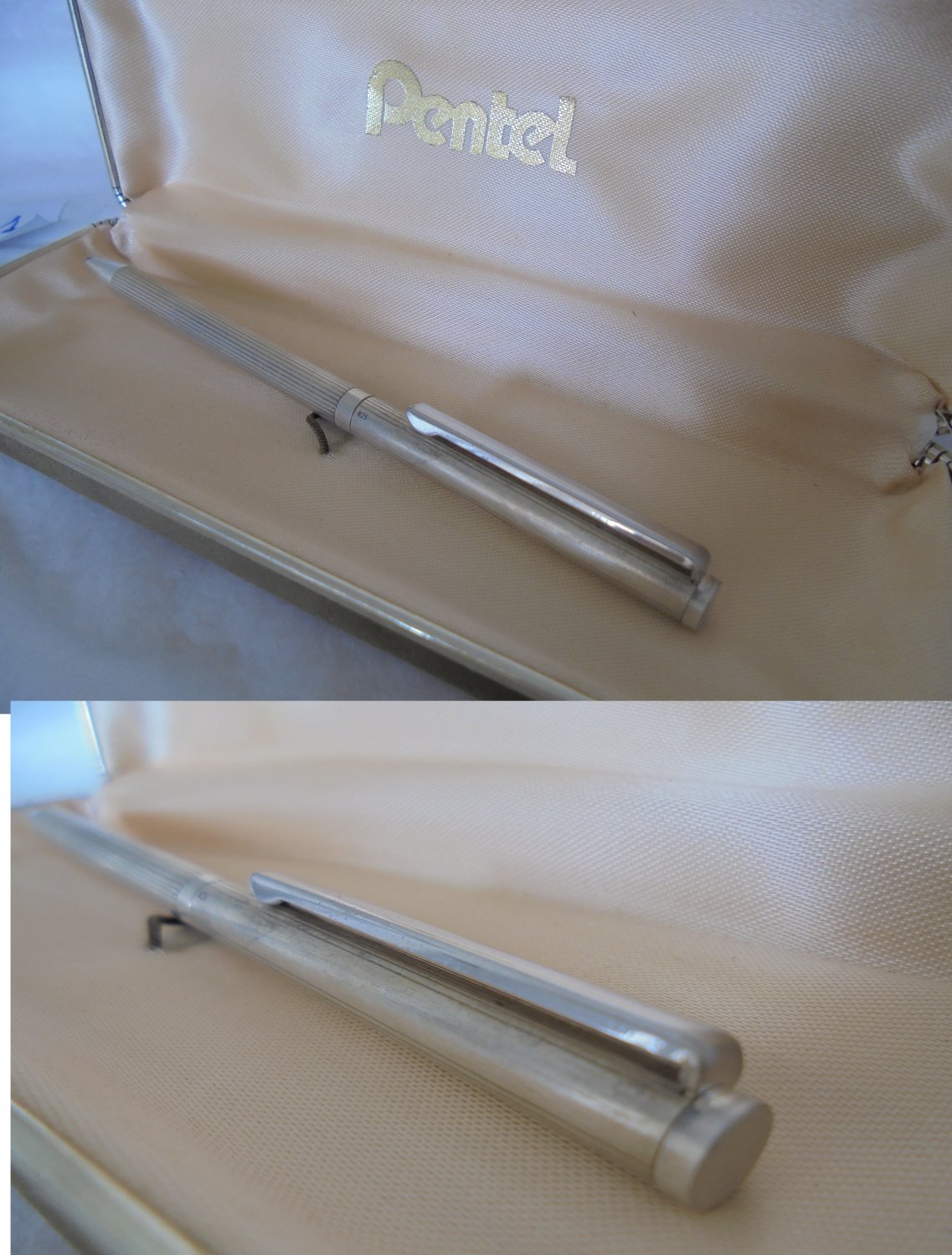 Ball pen in STERLING SILVER 925 for agenda or purse In gift box