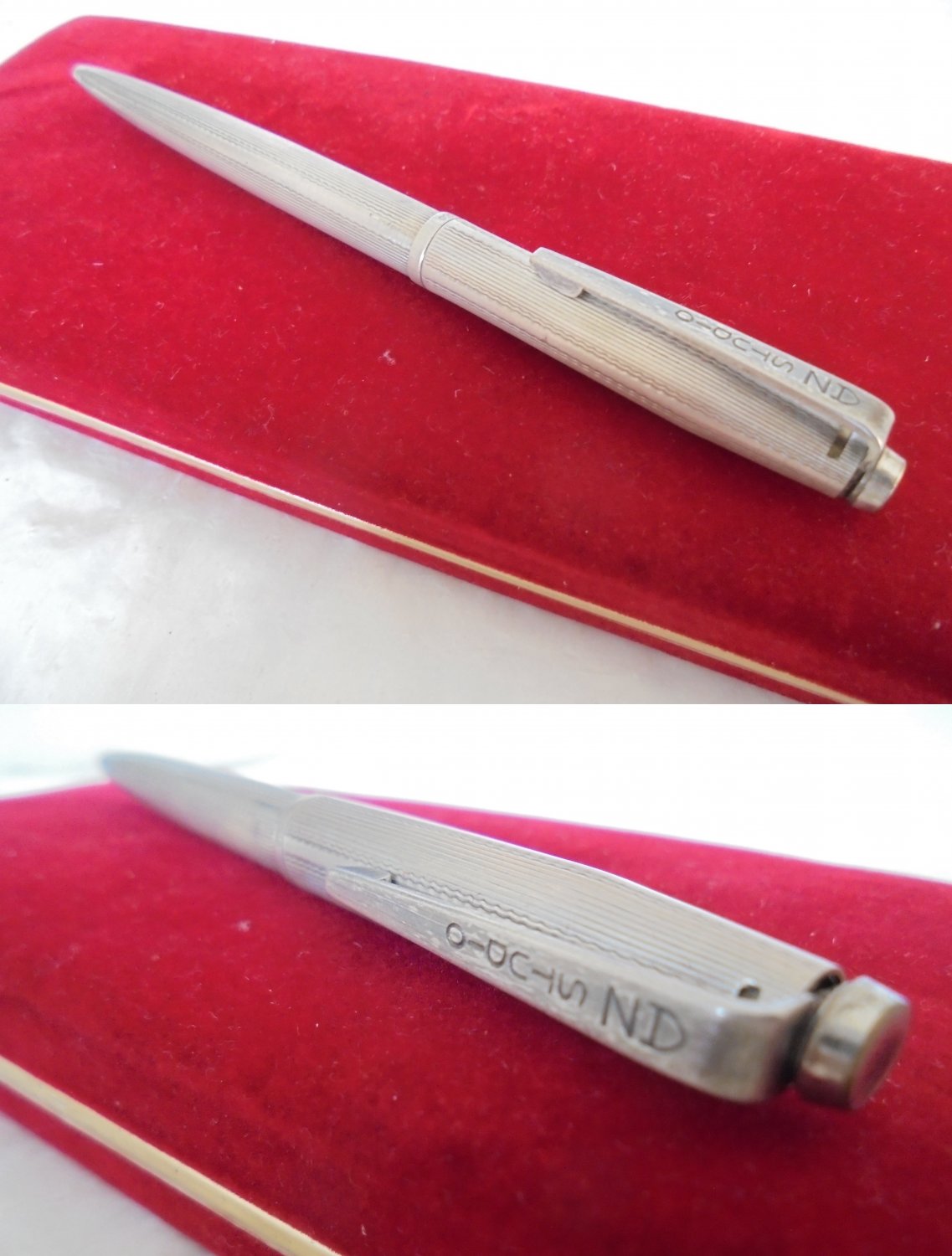 AZ STUDIO ball pen in silver 900 In gift box 1980s