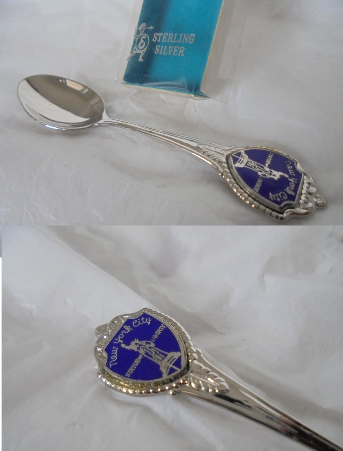 NEW YORK Statue of Liberty spoon in STERLING silver 925