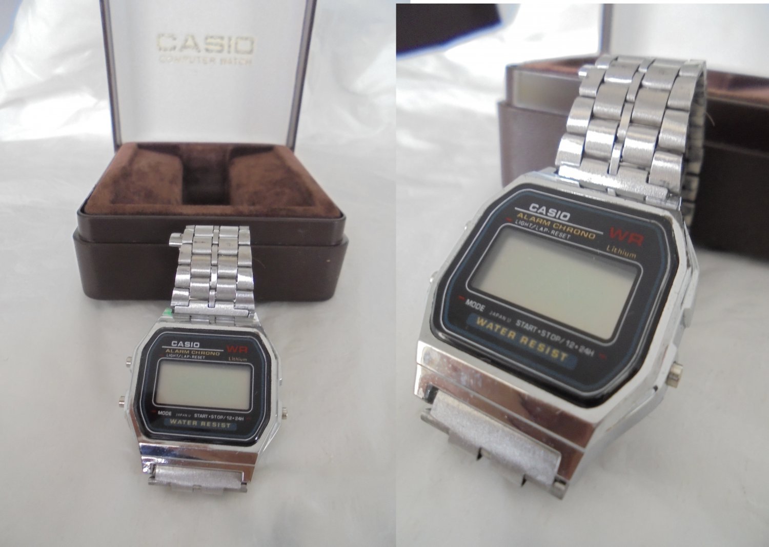 CASIO wrist WATCH MR 593 A159W Original in gift box 1970s