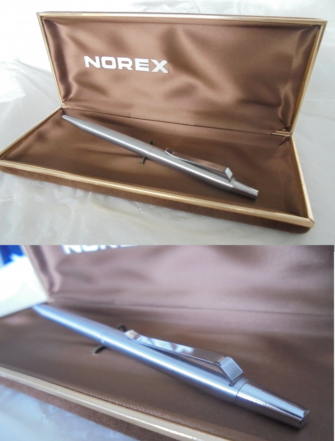 NOREX Ball pen in steel Original in gift box