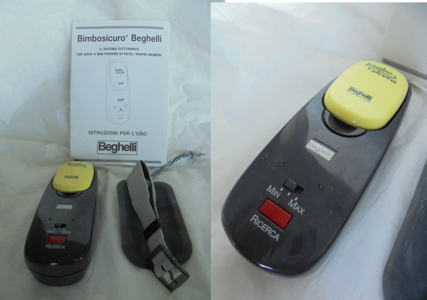 BEGHELLI CHILD FINDER Electronic Bracelet Original with instructions