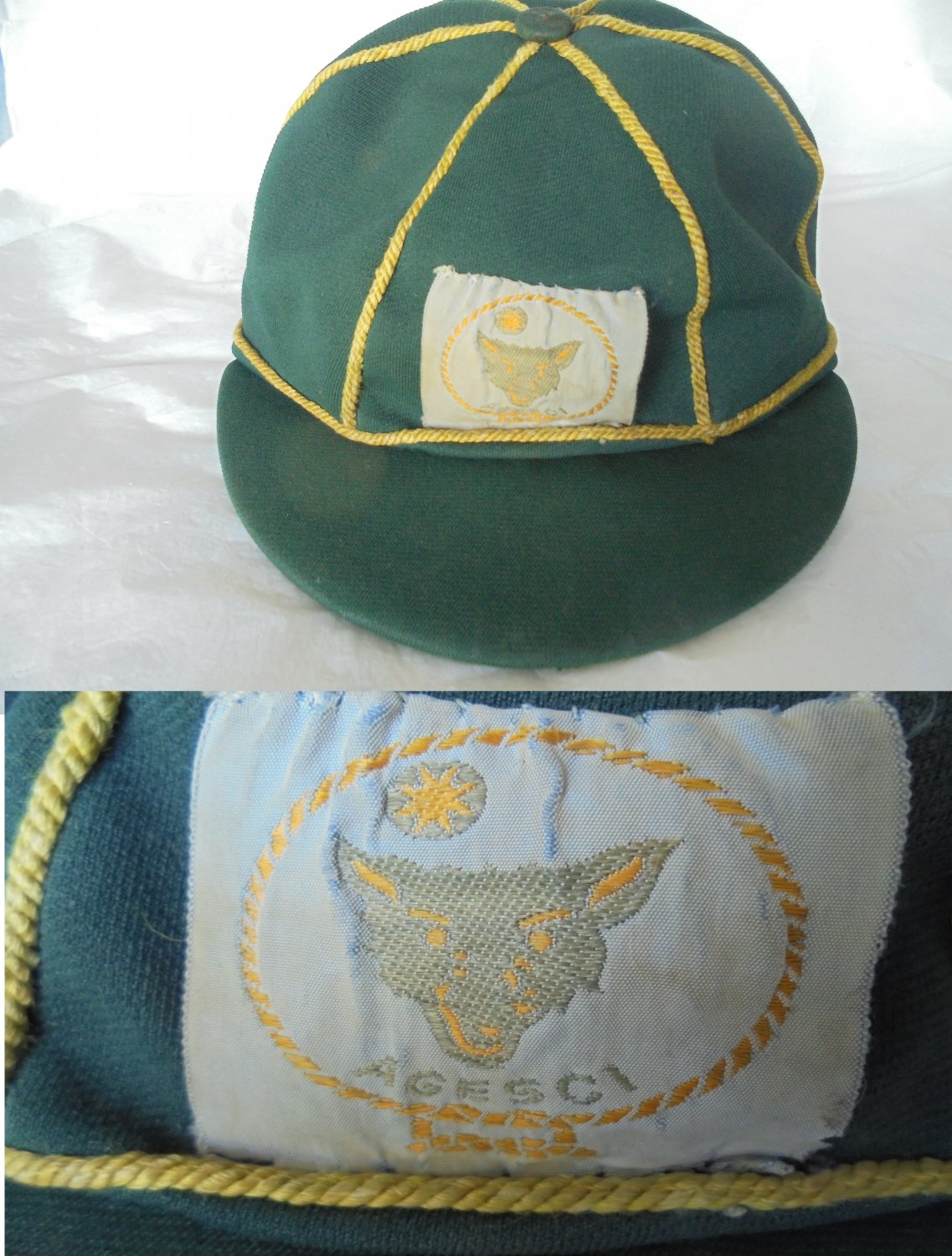 Original BOY SCOUTS hat AGESCI Lupetti Italy 1960s