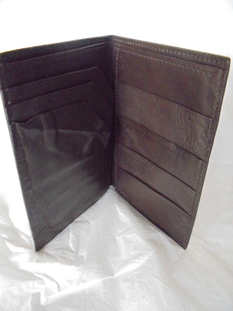 ROLEX SWITZERLAND document pochette in brown leather
