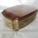 Metal jewelry jewels box with cover like turtle Liberty style Original Italy 1940s