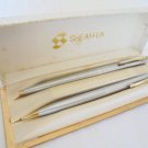 SHEAFFER REMINDER CLIP set of mechanical pencil pen and ball pen in steel