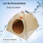 Foldable Pet Tent - Indoor Bed With Double-sided Cushion