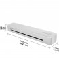 C80 Wireless Printer, Inkless Portable Printer for Travel, Supports A4 8.5 x 11 Inch Thermal Paper,