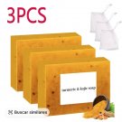 3PCS Turmeric Soap, Deep Cleansing Soap,