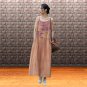 Artisan inspired dress, Zen style earthy bohemian maxi, Comfortable everyday wear | RazzleStreet