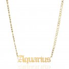 Birth Sign Astrology Necklace : Aquarius