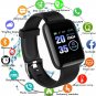 Smart Watch Bluetooth Heart Rate Blood Pressure Fitness Sports Steps Kid Monitor