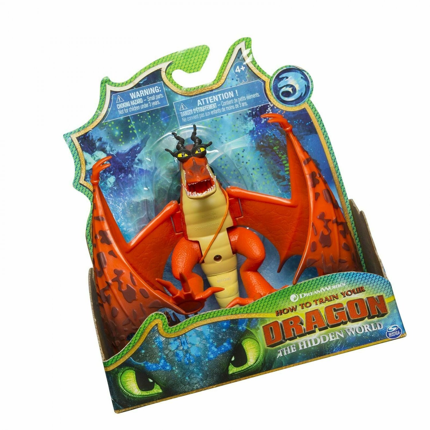 Dreamworks Dragons, Hookfang Dragon Figure With Moving Parts, For Kids 