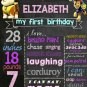 SALE! First Birthday Or Any Age Chalkboard Paw Patrol Printable Sign Boy or Girl