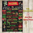 SALE! First Birthday Or Any Age Chalkboard Toy Story Printable Sign Boy Or Girl