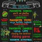 SALE! First Birthday Or Any Age Chalkboard Printable Ninja Turtles Sign Boys Poster
