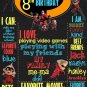 SALE! First Birthday Or Any Age Chalkboard Poster The Incredibles Printable Sign Boy or Girl