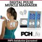PCH Digital Pulse Massager 2 Muscle Stimulation Pain relief -Factory Refreshed