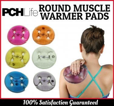 Round Pads Reusable Muscle Warmer Hot Cold Compress Pad Assorted Colors