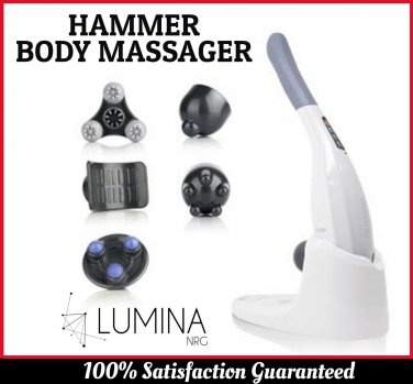 HammerNRG Deep Tissue Body Massager Relieves Tight Muscles Home Device Cordless