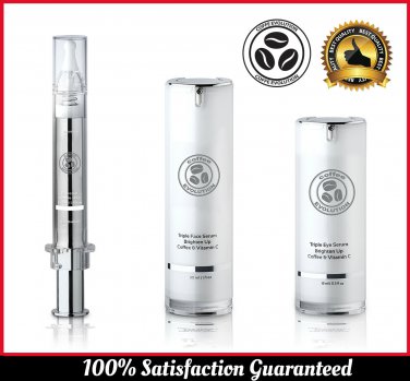 Anti-Aging Skincare Set Espresso Double Shot Instant Lifting Face Eye Serum