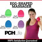 Egg Massager Ergonomic Mini Compact Stress Relief Egg-Shaped Handheld Massager