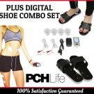 Plus Digital Pulse Massager Shoe Combo Set Relieve Muscle Ache Compact Device
